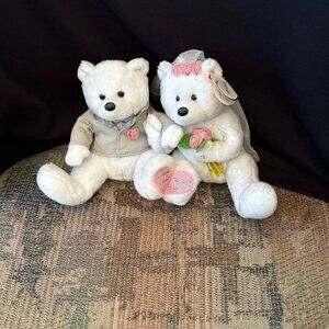 We Do  Bride & Groom Beanie Babies